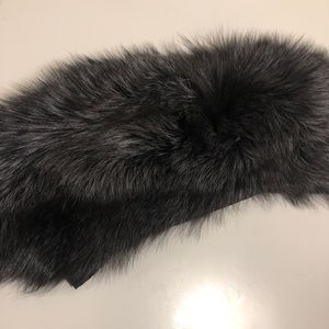 Real fox fur trim for collar